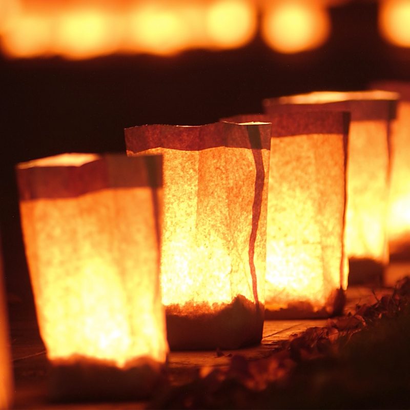 Schorin Company White Luminaria / Plumbers Candle 4.75" x 1.25